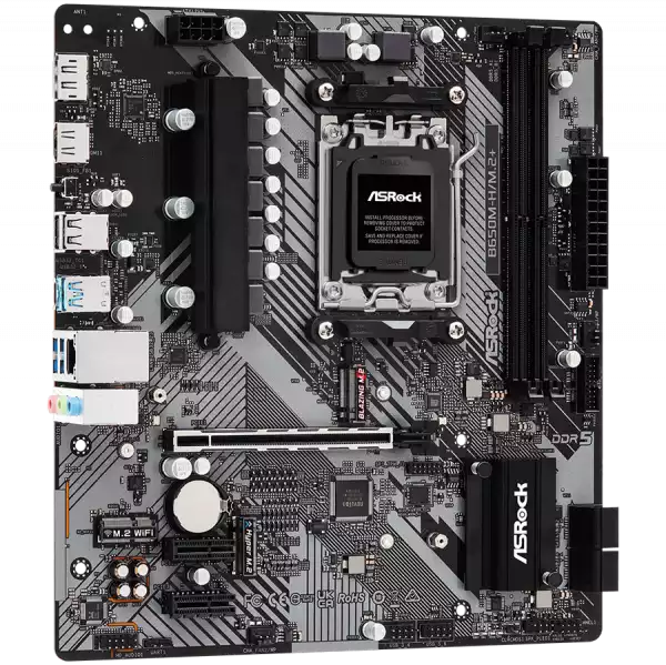 ASROCK B650M-H/M.2+ mATX AM5 DDR5 ASROCK B650M-H/M.2+ mATX AM5 DDR5