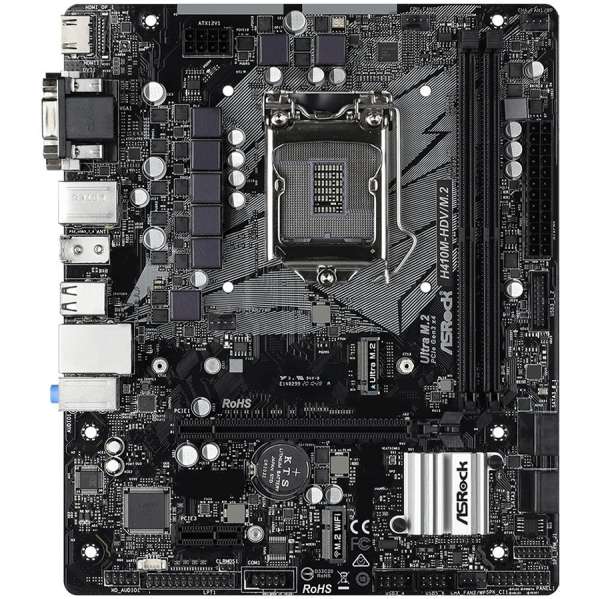 ASROCK Main Board Desktop H410/M2 (S1200, 2xDDR4,1xPCIe x16,1xPCI Ex1, 4 SATA3 ,1xUltra M.2, GLAN,VGA,DVI,HDMI,USB 3.1 ) mATX retail ASROCK Main Board Desktop H410/M2 (S1200, 2xDDR4,1xPCIe x16,1xPCI Ex1, 4 SATA3 ,1xUltra M.2, GLAN,VGA,DVI,HDMI,USB 3.1 ) mATX retail