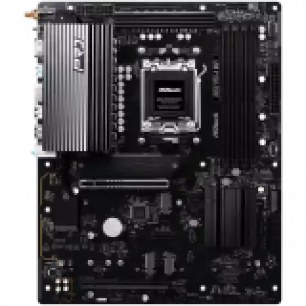 ASROCK Main board AMD B850 AM5, PCIe 5x16, 4x DDR5, 4x M.2, 2x SATA3 6Gb/s, 2.5Gb LAN, 802.11axe, 7.1 Ch audio, ATX
