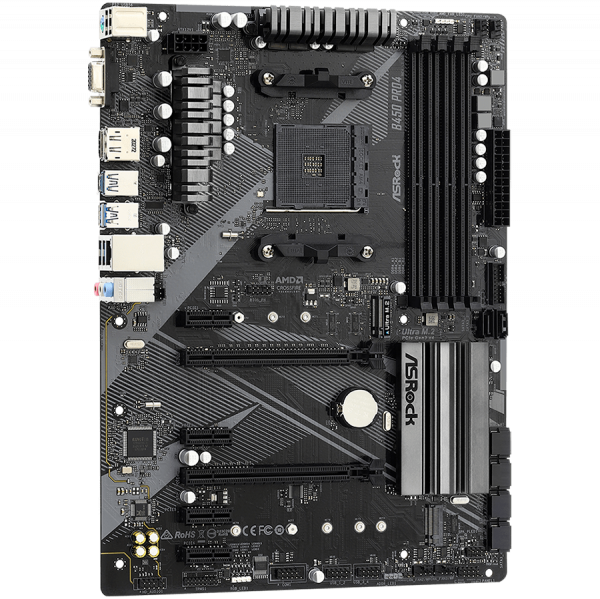 ASROCK B450 PRO4 R2.0 ATX AM4 DDR4