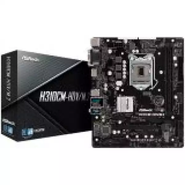 ASROCK Main Board Desktop H310 (S1151, 2xDDR4,1xPCIe x16,2xPCI Ex1, 4 SATA3 ,1xM.2,GLAN,VGA,DVI,HDMI,USB 3.1 ) mATX retail ASROCK Main Board Desktop H310 (S1151, 2xDDR4,1xPCIe x16,2xPCI Ex1, 4 SATA3 ,1xM.2,GLAN,VGA,DVI,HDMI,USB 3.1 ) mATX retail