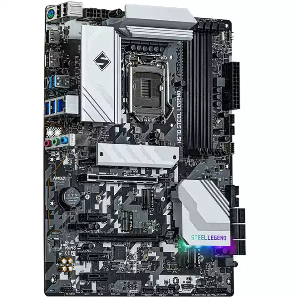 ASROCK Main Board Desktop Intel H570 chipset (S1200, 4x DDR4, 2x PCIe x16, 3x PCIe x1, 6x SATA3 , 2x M.2, 1x HDMI, 1x DP, 4x USB 3.2, 2x USB 2.0) ATX.