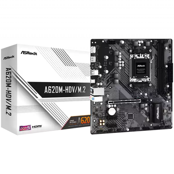 ASROCK A620M-HDV/M.2 mATX AM5 DDR5