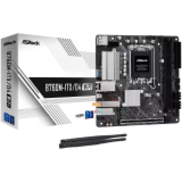 ASROCK MB B760 LGA1700 2 x DDR4 1 x HDMI 1 x DisplayPort 1 x M.2 4 x SATA3 Mini-ITX
