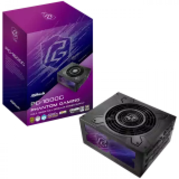 Asrock PG-1600G, 1600W, 80 Plus Gold, Fully Modular PSU, Japanese Capacitors, 2x EPS 12V CPU(4+4pin), 2x PCIe5.1 (12+4pin), 8x PCIe (6+2pin), 6x 4-pin connectors, 12x SATA, OCP, SCP, OVP, UVP, OTP, OPP protections, 135 mm Axial Fan, ATX 3.1
