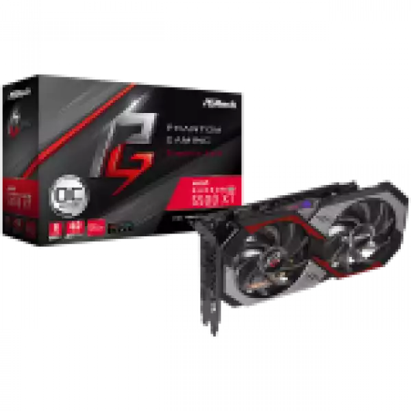 ASROCK Video Card AMD Radeon RX 5500 XT Phantom Gaming D 8GB OC, GDDR6, 128bit, 1xHDMI, 3xDP, PCI Express 4.0, recomended PSU 500W