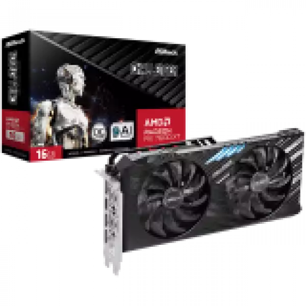 ASROCK Video Card AMD Radeon RX 7600 XT Challenger 16G OC