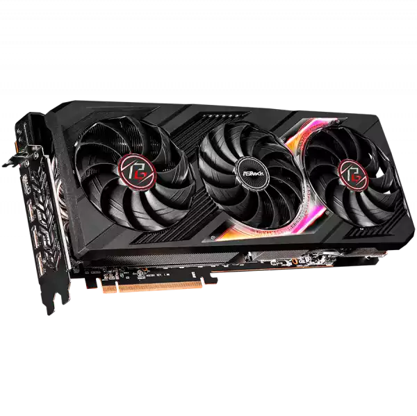 ASROCK Video Card AMD Radeon RX-7900XTX 24GB GDDR6 384bit, 2615MHz / 20Gbps, 3x DP 2.1, 1x HDMI, 3 fan, 3 slot ASROCK Video Card AMD Radeon RX-7900XTX 24GB GDDR6 384bit, 2615MHz / 20Gbps, 3x DP 2.1, 1x HDMI, 3 fan, 3 slot