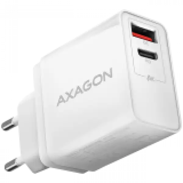AXAGON ACU-PQ22W QC3.0 + USB-C PD wall charger