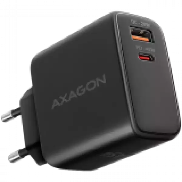 AXAGON ACU-PQ45 wall charger QC3.0,4.0/AFC/FCP/PPS/Apple + PD type-C, 45W, black