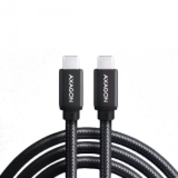 Axagon Data and charging USB 3.2 Gen1 cable lengh 3 m. PD 60W, 3A. Black braided.