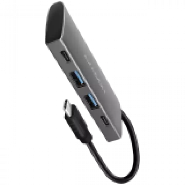 AXAGON HMC-4G2 2x USB-A + 2x USB-C, USB-C 3.2 Gen 2 10Gbps hub, 13cm USB-C cable