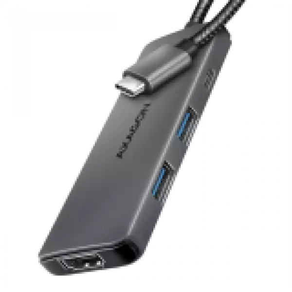 AXAGON HMC-5H8K USB 5Gbps hub, 2x USB-A, USB-C, HDMI 8k/30Hz, PD 100W,