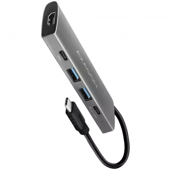 AXAGON HMC-5H USB-C 3.2 Gen 1 hub, 3x USB-A, 4K HDMI, PD 100W, 100cm USB-C cable