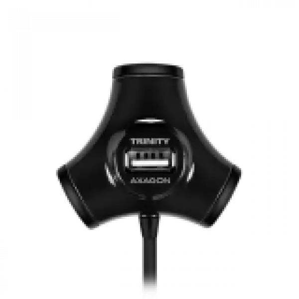 AXAGON HUE-X3B 4x USB2.0 TRINITY Black Hub