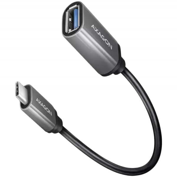 AXAGON RUCM-AFAC USB 3.2 Gen 1 Type-C Male > Type-A Female, cable adapter 0,2m, 3A, ALU