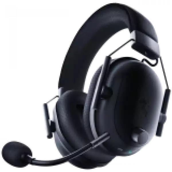 BlackShark V2 Pro (2023) - Black, Wireless Gaming Headset, Razer TriForce Titanium Driver 50 mm, Oval Ear Cushions, Detachable Super Wideband microphone, THX Spatial Audio, Type A Wireless (2.4 GHz), Bluetooth 5.2