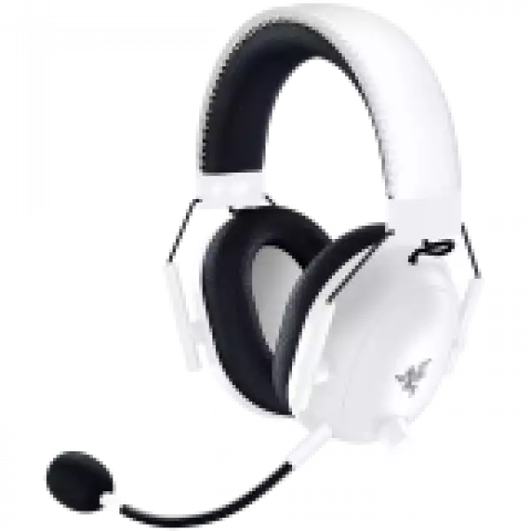 BlackShark V2 Pro (2023) - White, Wireless Gaming Headset, Razer TriForce Titanium Driver 50 mm, Oval Ear Cushions, Detachable Super Wideband microphone, THX Spatial Audio, Type A Wireless (2.4 GHz), Bluetooth 5.2