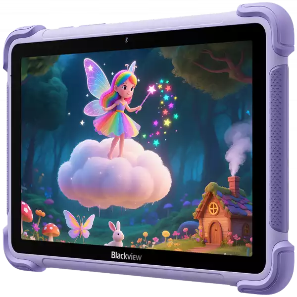 Blackview LINK 1 Kids WiFi 4/64GB 8.68-inch HD IPS 1340x800 60Hz 360nits RK3562 Quad-core 2.0GHz 5+8MP Cam 5000mAh WiFi 6 BT 5.0 Dual Speakers with Smart-K Support Tempered Film Stylus Pen Android 16 Dreamy Purple Blackview LINK 1 Kids WiFi 4/64GB 8.68-inch HD IPS 1340x800 60Hz 360nits RK3562 Quad-core 2.0GHz 5+8MP Cam 5000mAh WiFi 6 BT 5.0 Dual Speakers with Smart-K Support Tempered Film Stylus Pen Android 16 Dreamy Purple