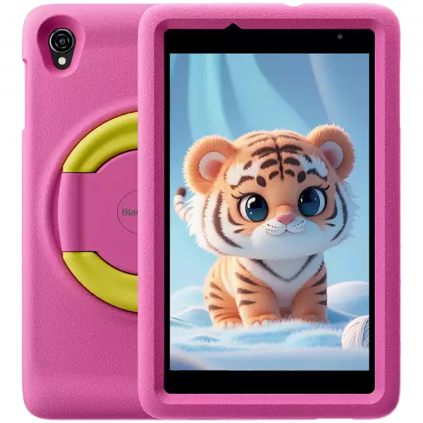 Blackview Tab A5 Kids, tablet, 8.0-inch 800x1280 HD+ IPS, Unisoc Tiger T310, 3GB + 64GB, LPDDR4 +EMMC5.1, 5100mAh; NO Charge, 4G:FDD:B1/B3/B7/B8/B20/B19, DokeOS_P 4.0 Based on Android 14, Pink Blackview Tab A5 Kids, tablet, 8.0-inch 800x1280 HD+ IPS, Unisoc Tiger T310, 3GB + 64GB, LPDDR4 +EMMC5.1, 5100mAh; NO Charge, 4G:FDD:B1/B3/B7/B8/B20/B19, DokeOS_P 4.0 Based on Android 14, Pink