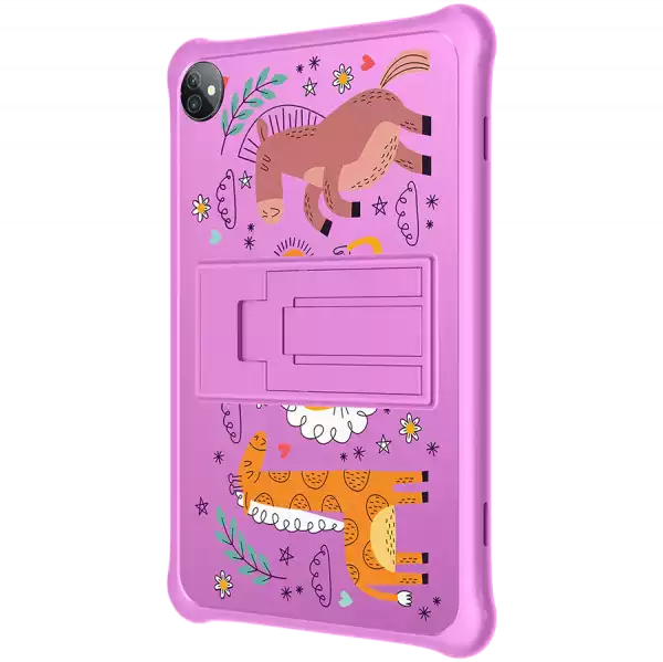 Blackview Tab A7 Kids WiFi 3GB/64GB, 10.1-inch HD+ 800x1280 IPS, Quad-core, 2MP Front/5MP Back Camera, Battery 6580mAh, Type-C, Android 12, SD card slot, EVA case, Pink