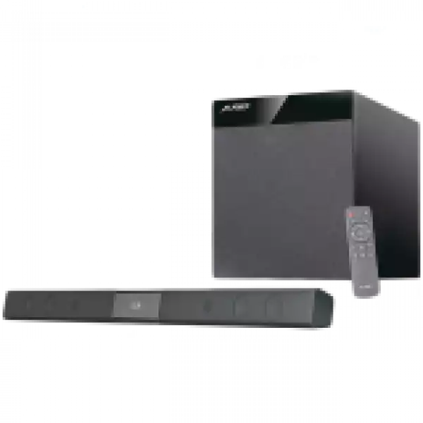 Bluetooth Sound Bar Audio System F&D T-360X 80W (RMS) 4x2.25'' full range drivers, 8'' driver for subwoofer, 20Hz - 120Hz, 130Hz-20kHz, Wireless IR full function remote control, CSR Bluetooth 4.0, Optical input, AUX