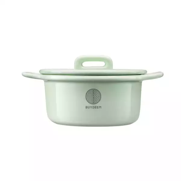 BUYDEEM Ceramic Mini Cocotte, model CT1002, color Cozy Greenish