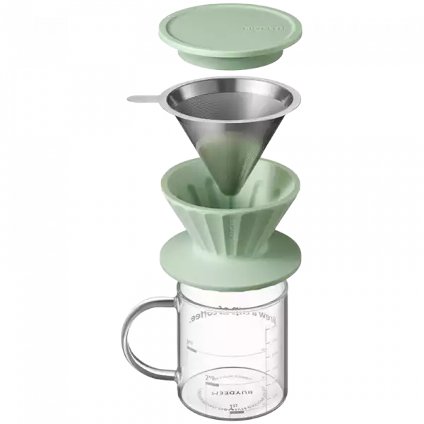 BUYDEEM Coffee filter, model CD1024, color Cozy Greenish