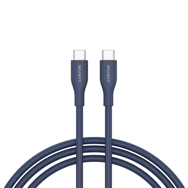 CANYON cable CC60SC10 C-C 60W 1m Silicon Dark blue