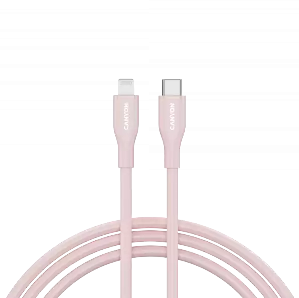 CANYON cable CLNM60 C-L 60W MFI 1m Silicon Pink
