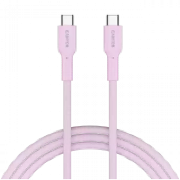 CANYON cable OnWire 60CL C-C 60W COLOR Braided 1m Pink