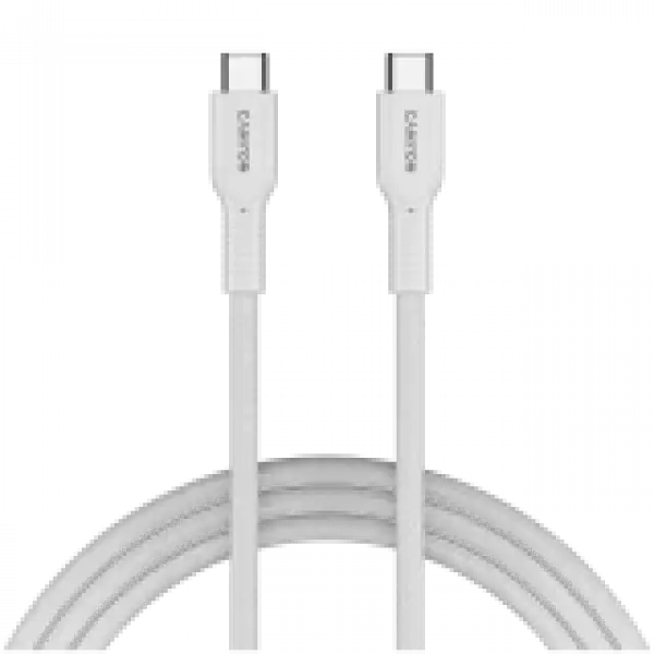 CANYON cable OnWire 60CL C-C 60W COLOR Braided 1m White
