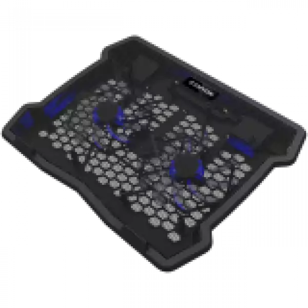 CANYON NS03, Cooling stand dual-fan with 2x2.0 USB hub, support up to 10”-15.6” laptop, ABS plastic and iron, Fans dimension:125*125*15mm(2pcs), DC 5V, fan speed: 800-1000RPM, size:340*265*30mm, 435g