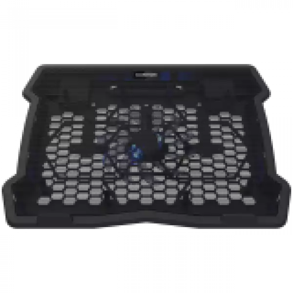 CANYON NS02, Cooling stand single fan with 2x2.0 USB hub, support up to 10”-15.6” laptop, ABS plastic and iron, Fans dimension:125*125*15mm(1pc), DC 5V, fan speed: 800-1000RPM, size:340*265*30mm, 406g