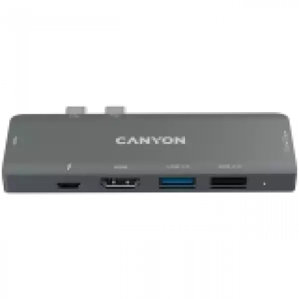 CANYON hub DS-5 7in1 Thunderbolt 3 Space Grey
