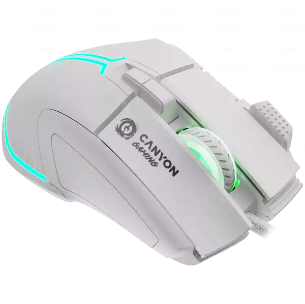 CANYON mouse Fortnax GM-636 RGB 9buttons Wired White