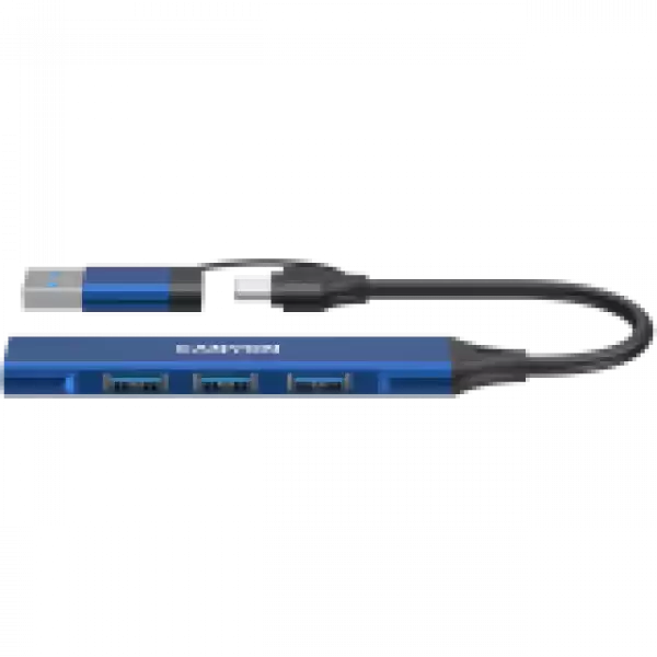 CANYON hub DS-02 4in1 USB-A/C Blue CANYON hub DS-02 4in1 USB-A/C Blue