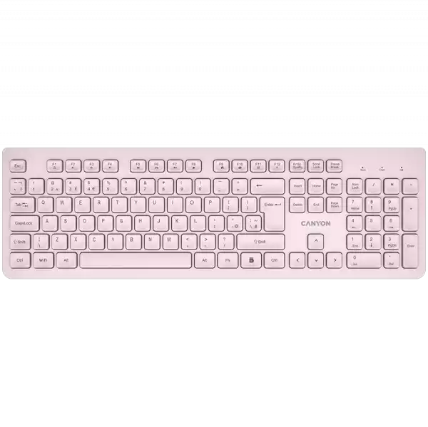CANYON keyboard HKB-W01 UK/US AAA Wireless Beige