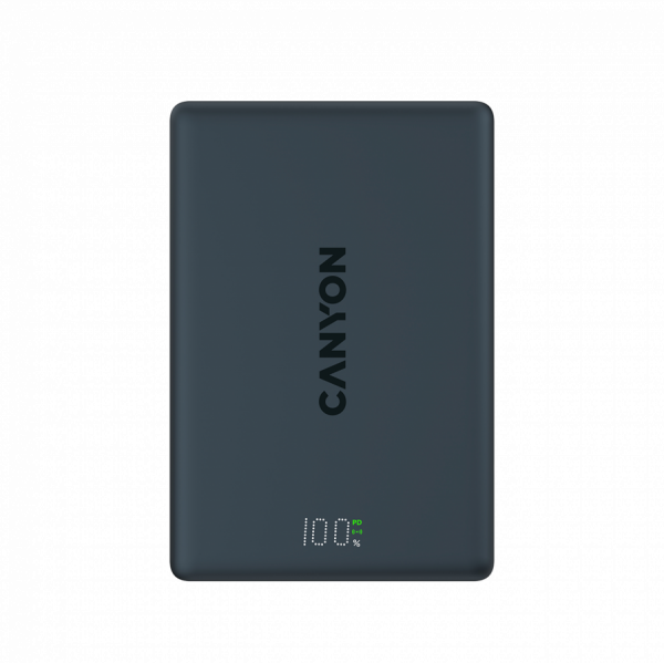 CANYON magnetic power bank OnPower 511 PD20W 10000mAh Aluminium Interstellar Black