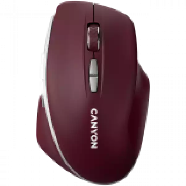 CANYON mouse MW-21 BlueLED 7buttons Wireless Burgundy Red