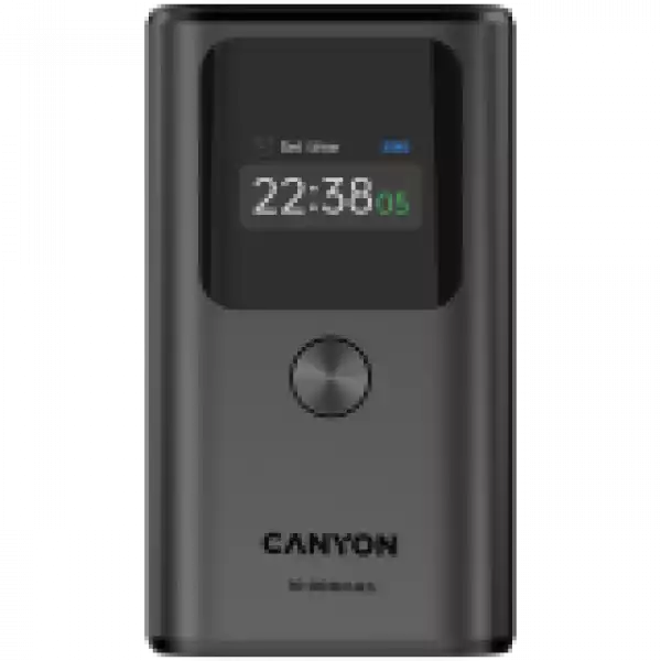 CANYON power bank OnPower 130 TFT 10000 mAh PD30W Dark Grey