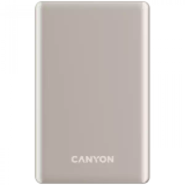CANYON power bank OnPower 505 slim Magnetic 5000 mAh PD20W Beige