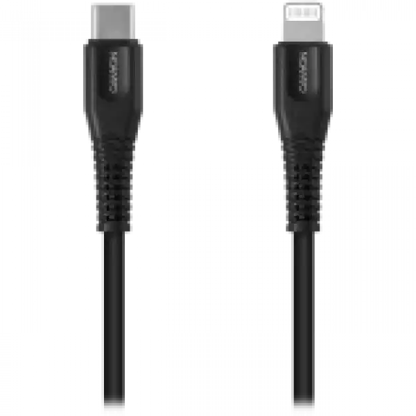 CANYON cable MFI-4 Type-C to Lightning 1.2m Black