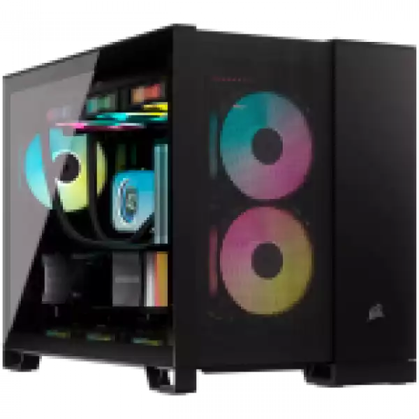 Case Corsair 2500D AIRFLOW, Tempered Glass,Micro-ATX, Black