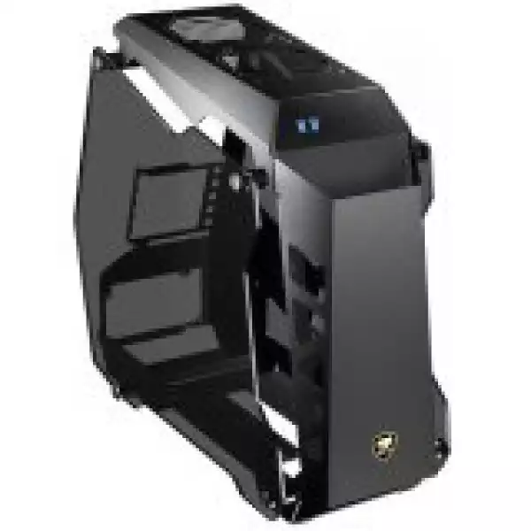 Chassis COUGAR Conquer Essence, Mini Tower, Mini ITX / Micro ATX, aluminium Alloy + Tempered Glass, Dimension (WxHxD) 233 x 480 x 522 (mm), USB3.0 x 2/Microphone x 1/Audio x 1