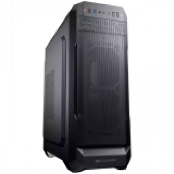 Chassis COUGAR MX331 Mesh-X, Mid Tower, MiniITX/MicroATX/ATX, 204 x 481 x 443 (mm), USB 3.0 x 1, USB 2.0 x 1, Mic x 1 / Audio x 1, Reset Button, Mesh Front Panel, 120mm x 1(Black fan x 1 pre-installed), Metal Left Panel, Maximum Number of Fans: 6 max
