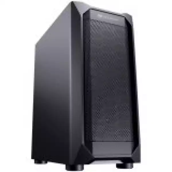 Chassis COUGAR MX410 Mesh, Mid Tower, Mini ITX / Micro ATX / ATX, 210 x 455 x 380 (mm), USB3.0 x 2, USB2.0 x 2, Mic x 1 / Audio x 1, Reset Button, Mesh Front Panel, Pre-installed Fans: Rear 120mm x 1 (Black fan x 1 pre-installed), Metal Left Panel