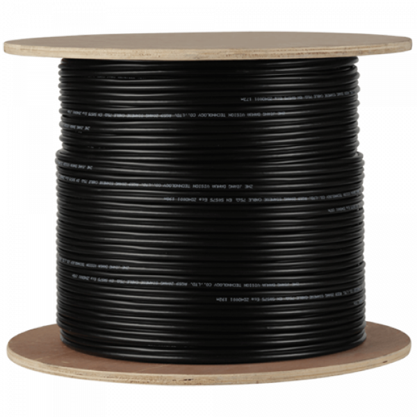 Coaxial cable RG59+2C power cable, 200 m.