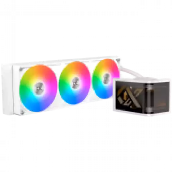 Connect Ultra 360 Arctic EN48388 (WH,AIO Liquid Cooler,Curved OLED Pump Head,ARGB PWM Fan,Mini ARGB Controller)