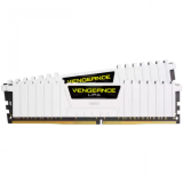 Corsair 16GB (2 x 8GB) DDR4 DRAM 3200MHz C16-18-18-36 Vengeance LPX Memory Kit - White